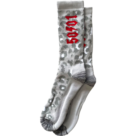 50to01 - SNOW LEOPARD SOCKS