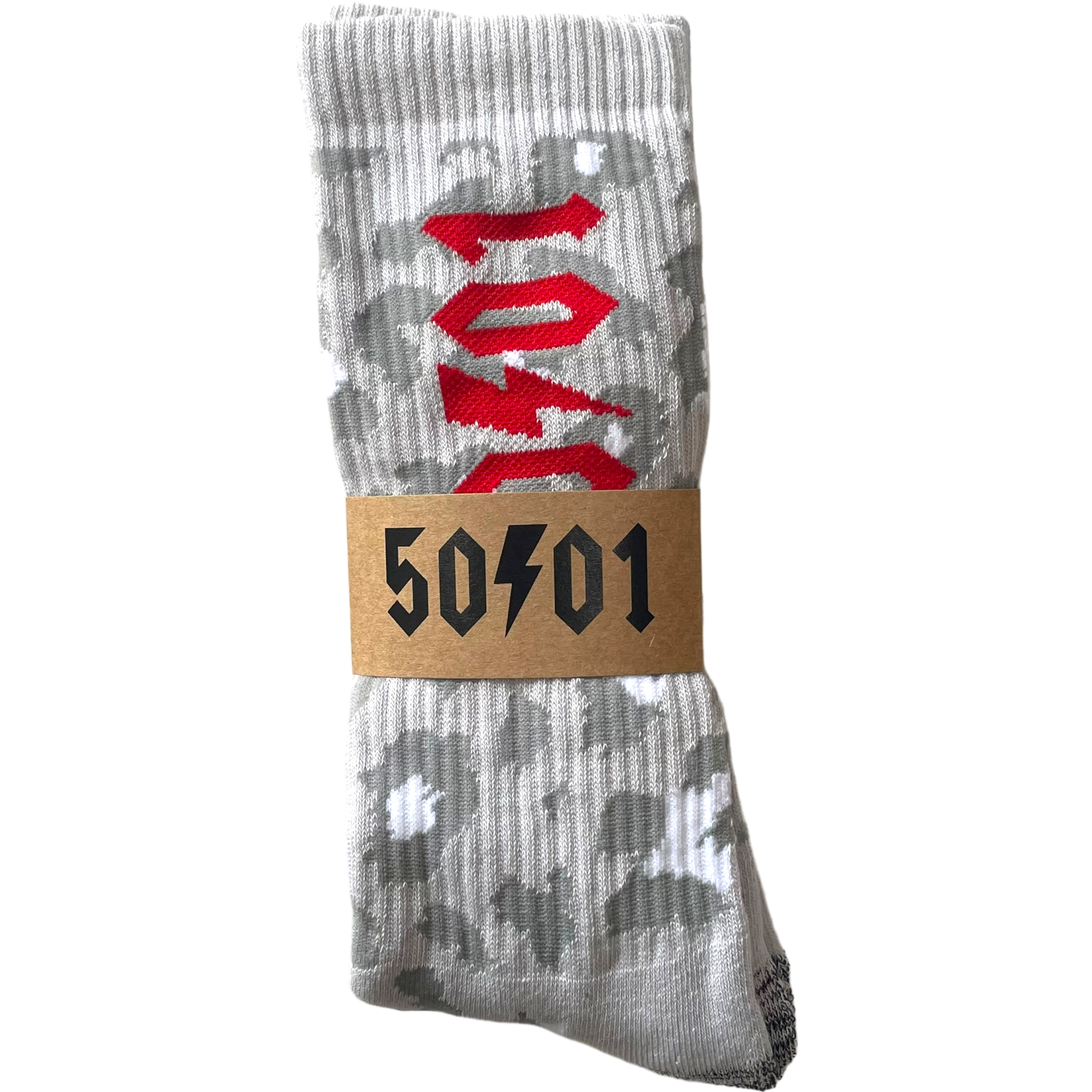 50to01 - SNOW LEOPARD SOCKS