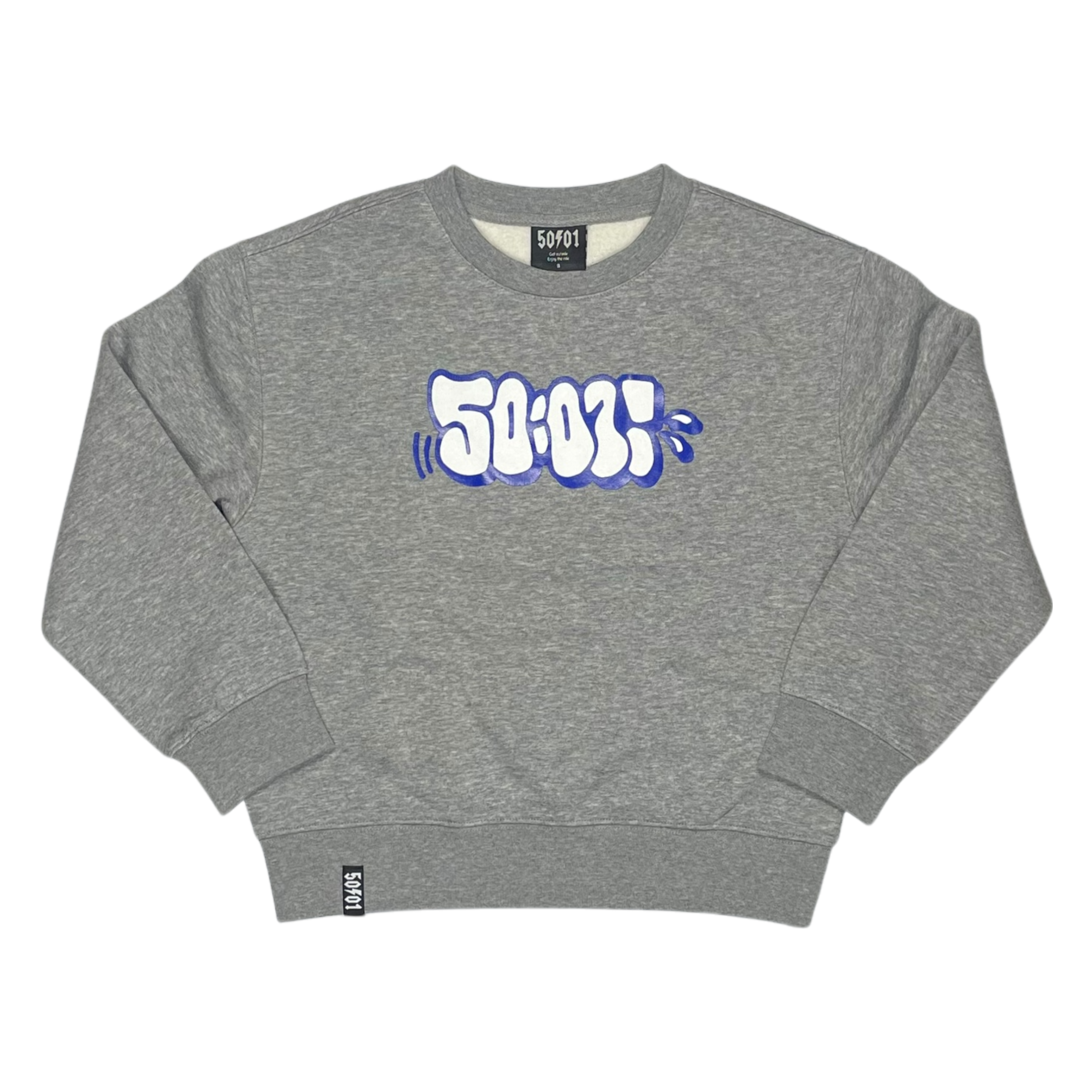 50to01 YOUTH - THROWIE SWEATSHIRT GREY