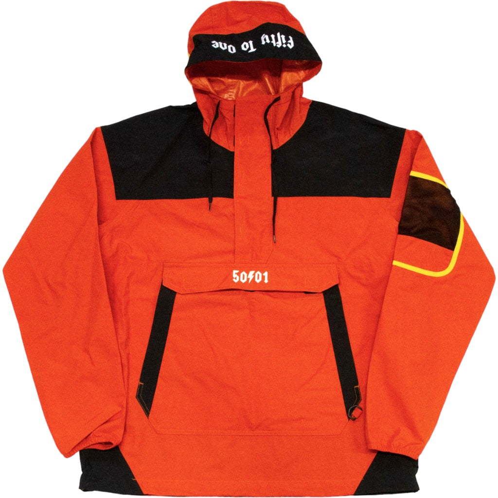 50to01 - WATERPROOF PULLOVER ORANGE