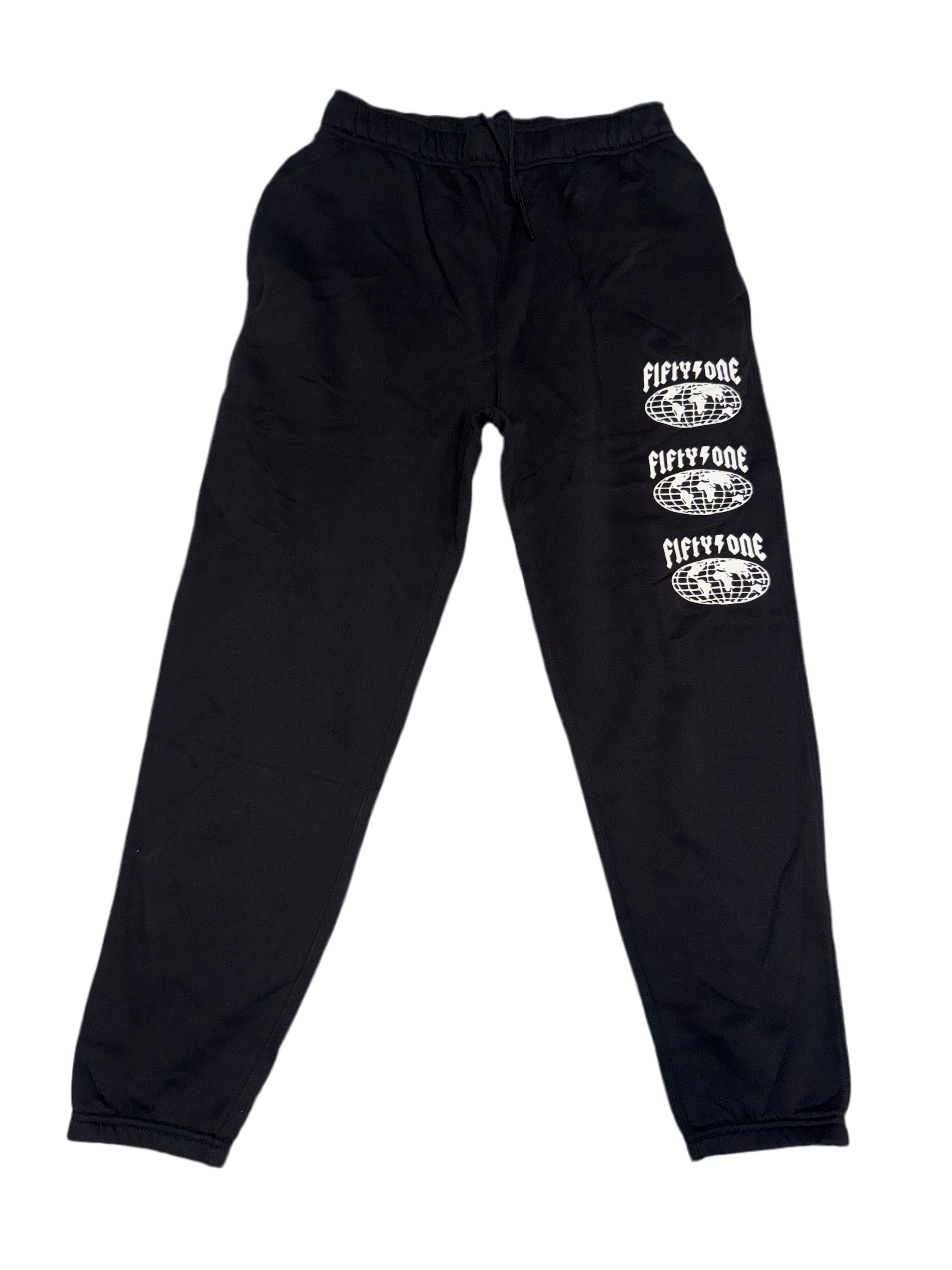 50to01 - WORLDWIDE JOGGER BLACK