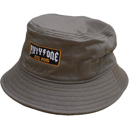 50to01 - BANGER BUCKET HAT WALNUT