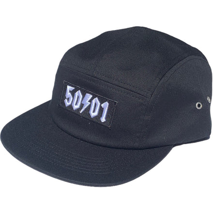 50to01 - OG 5-PANEL CAP BLACK