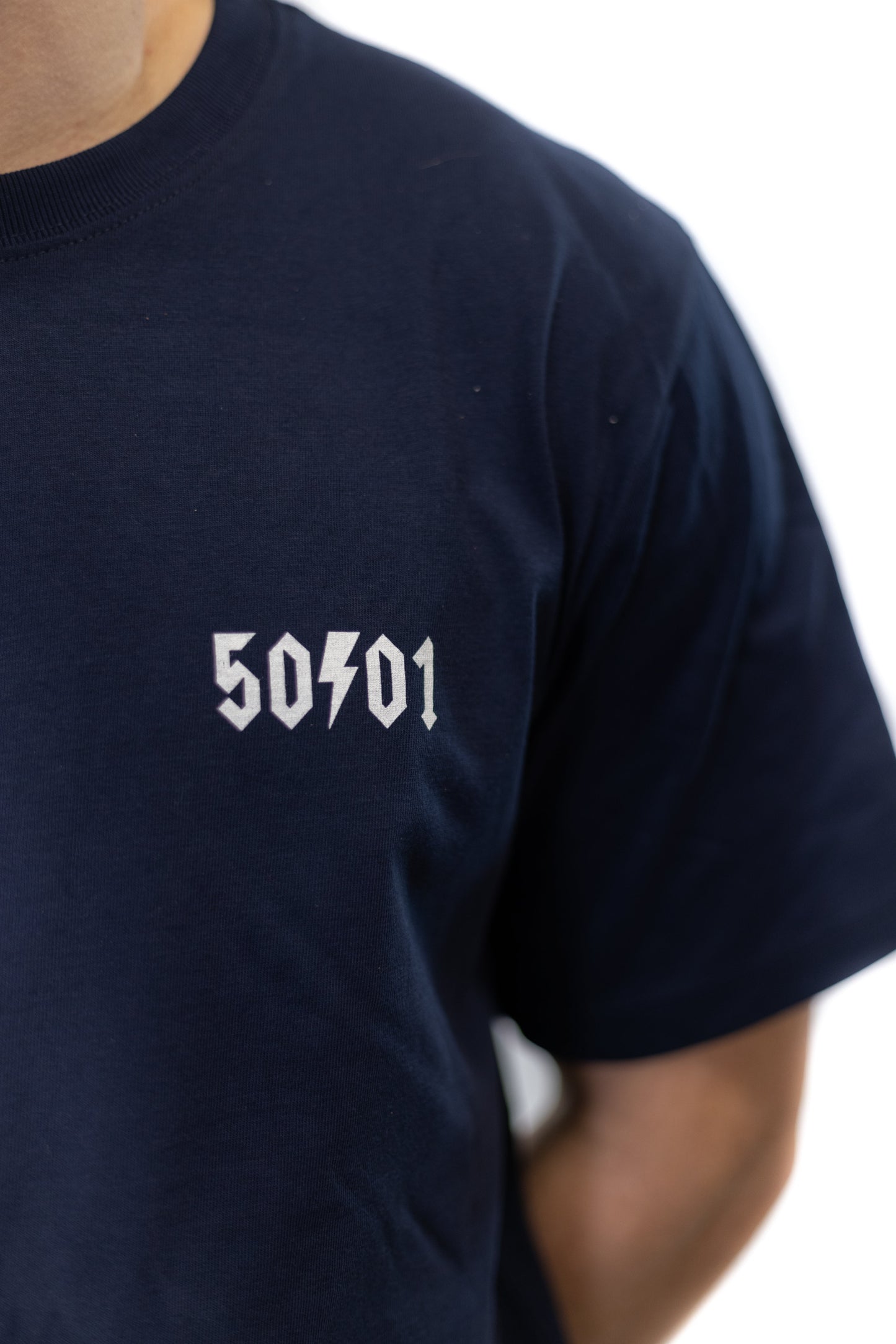 50to01 - Classic T-Shirt - Navy Blue