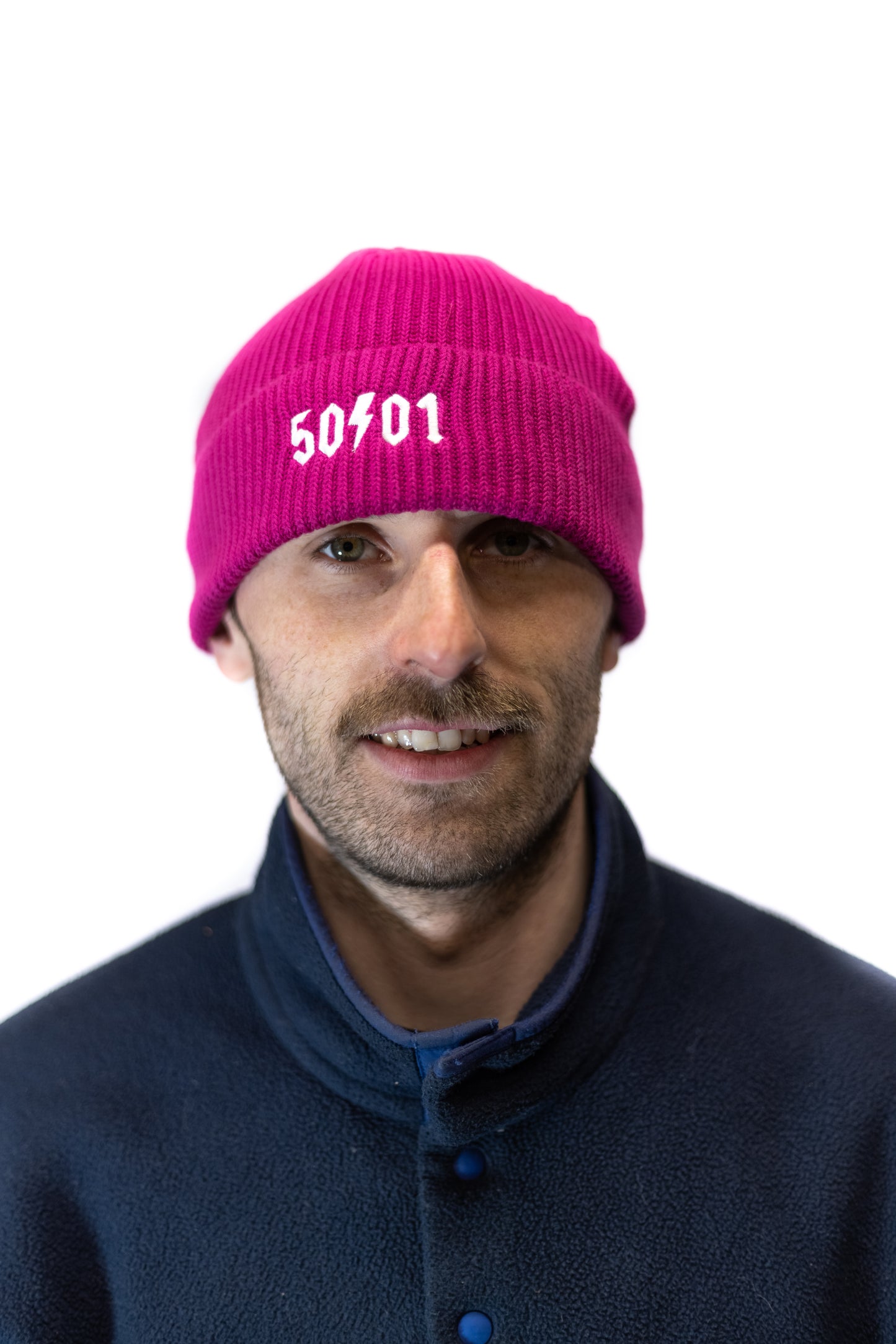 50to01 - Pink Knit Beanie