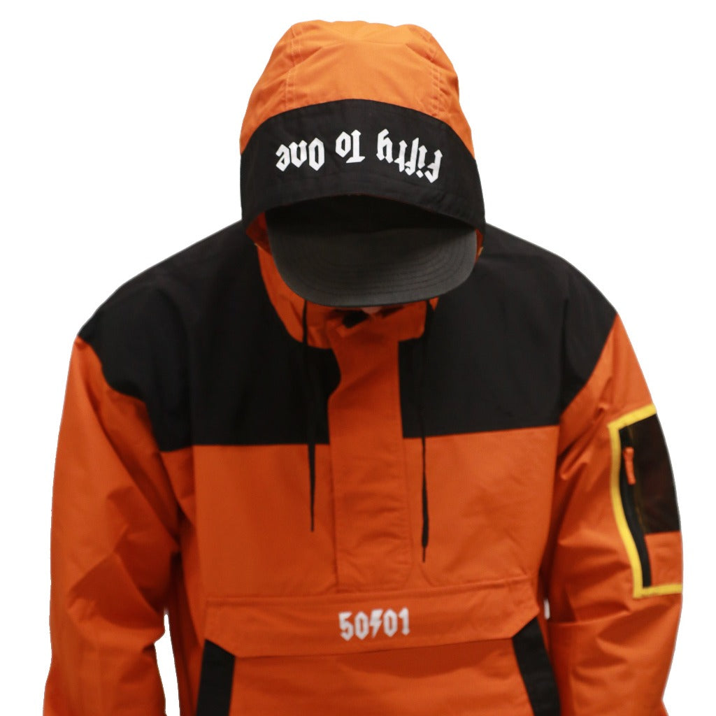 50to01 - WATERPROOF PULLOVER ORANGE