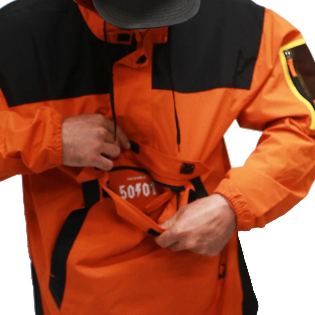 50to01 - WATERPROOF PULLOVER ORANGE