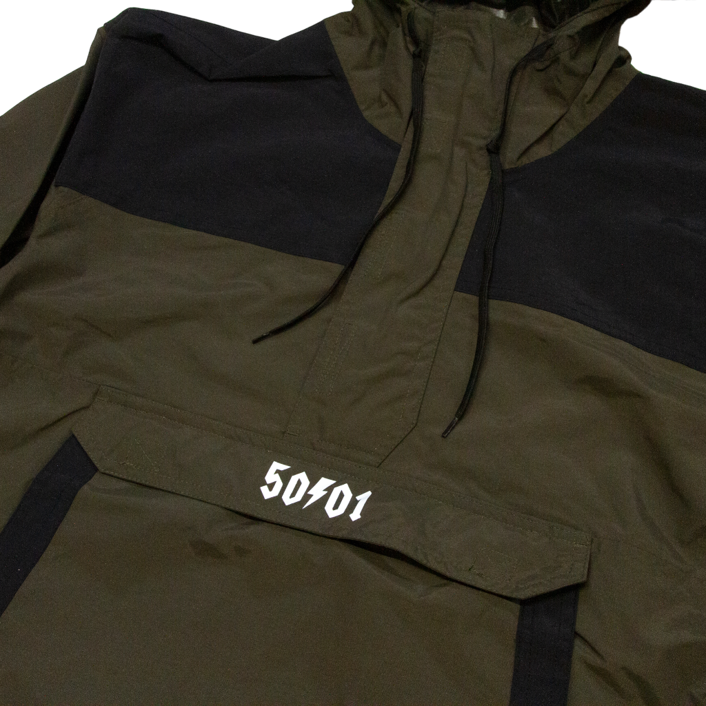 50to01 - WATERPROOF PULLOVER WOODLAND