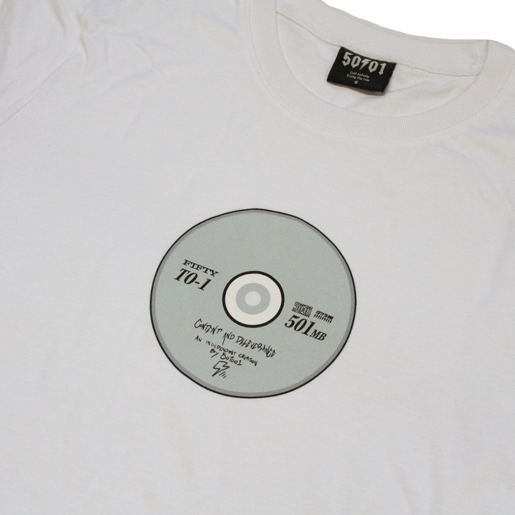 50to01 - Content and Deliverance T-Shirt - White