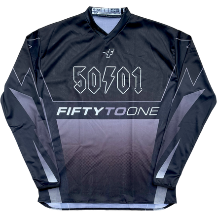 50to01 - FACTORY MTB LONGSLEEVE JERSEY BLACK / GREY