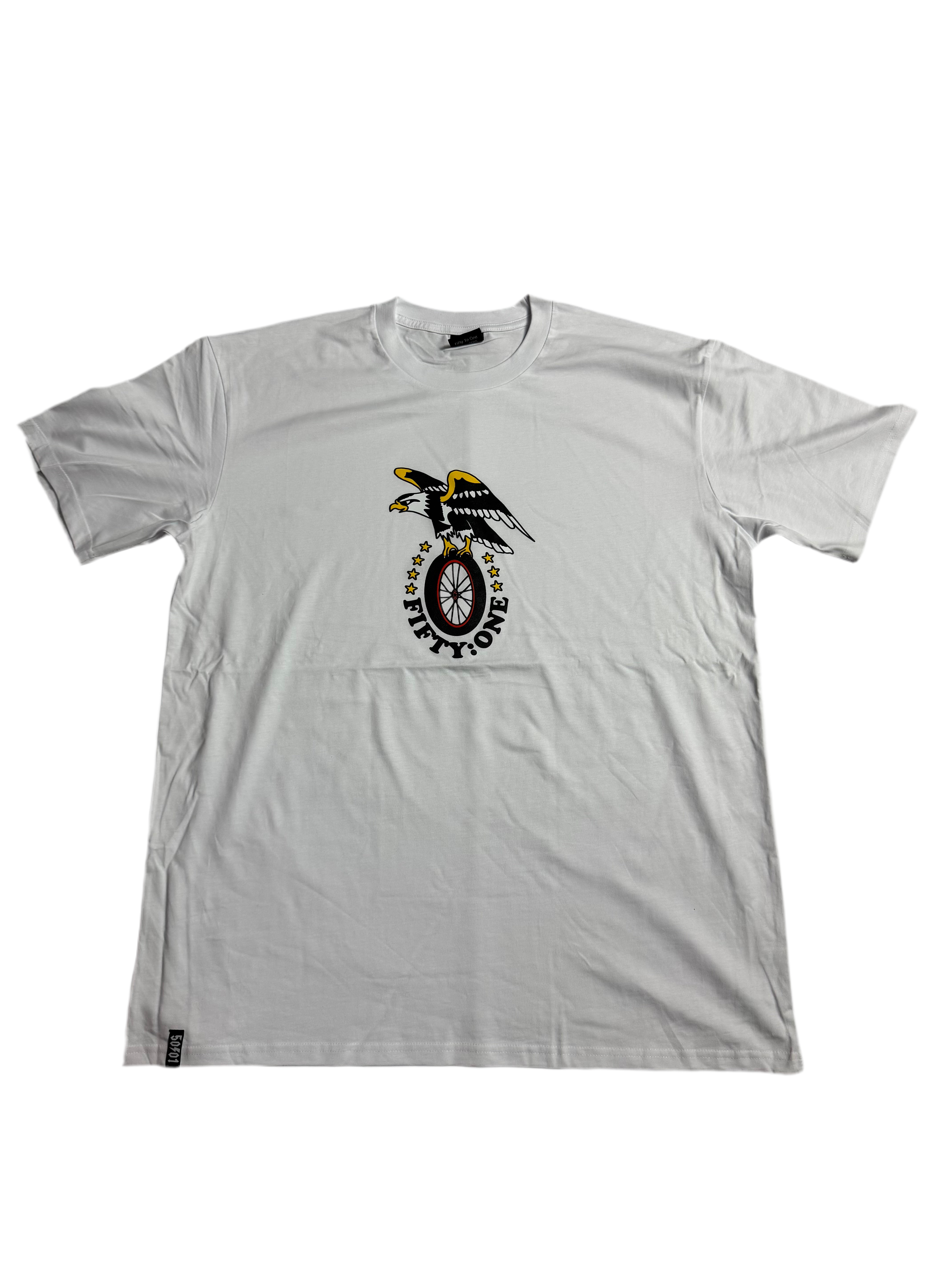 50to01 - EAGLE TEE WHITE