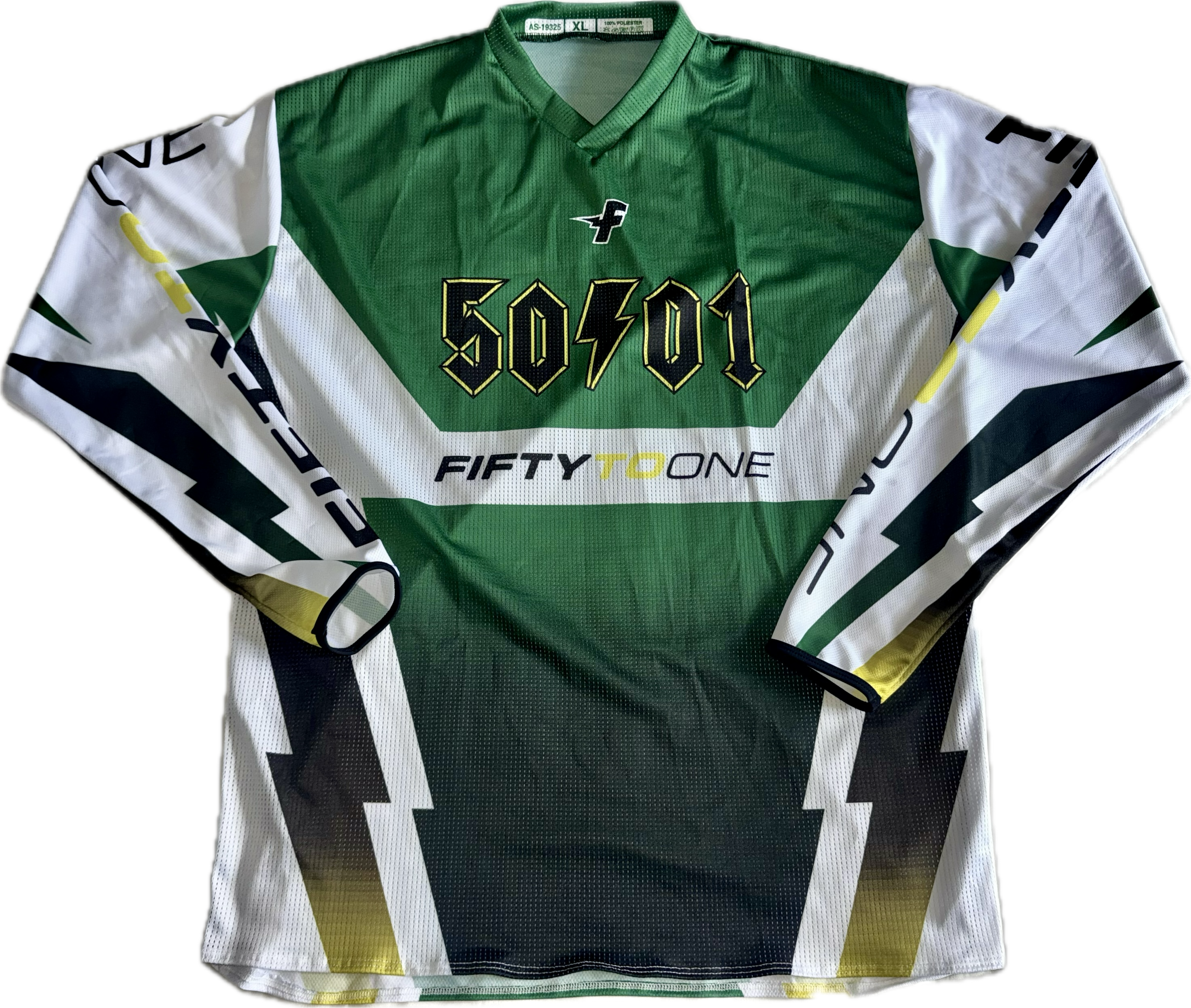 50to01 - RACER MTB LONGSLEEVE JERSEY GREEN