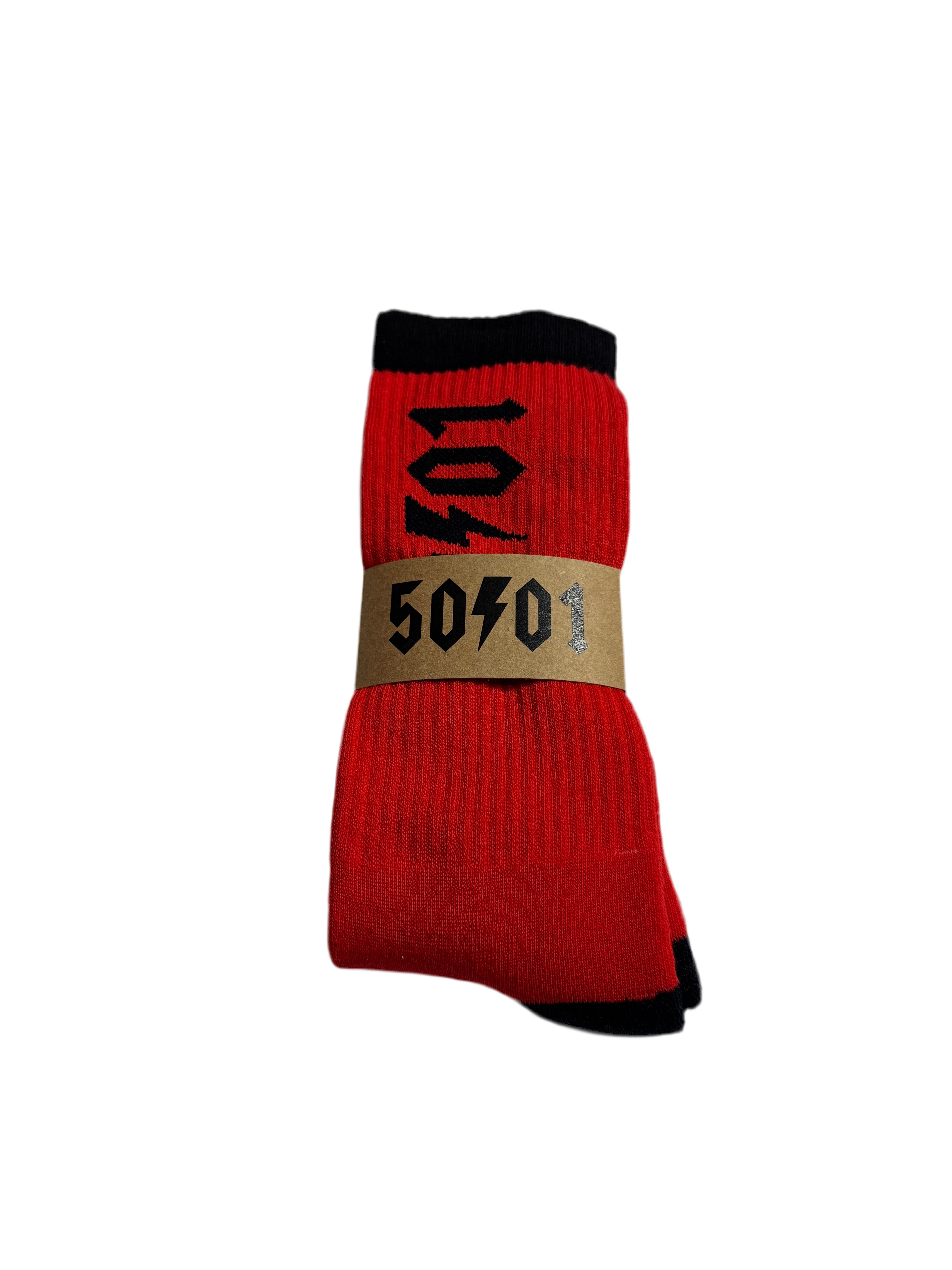 50to01 - RED OG SOCKS