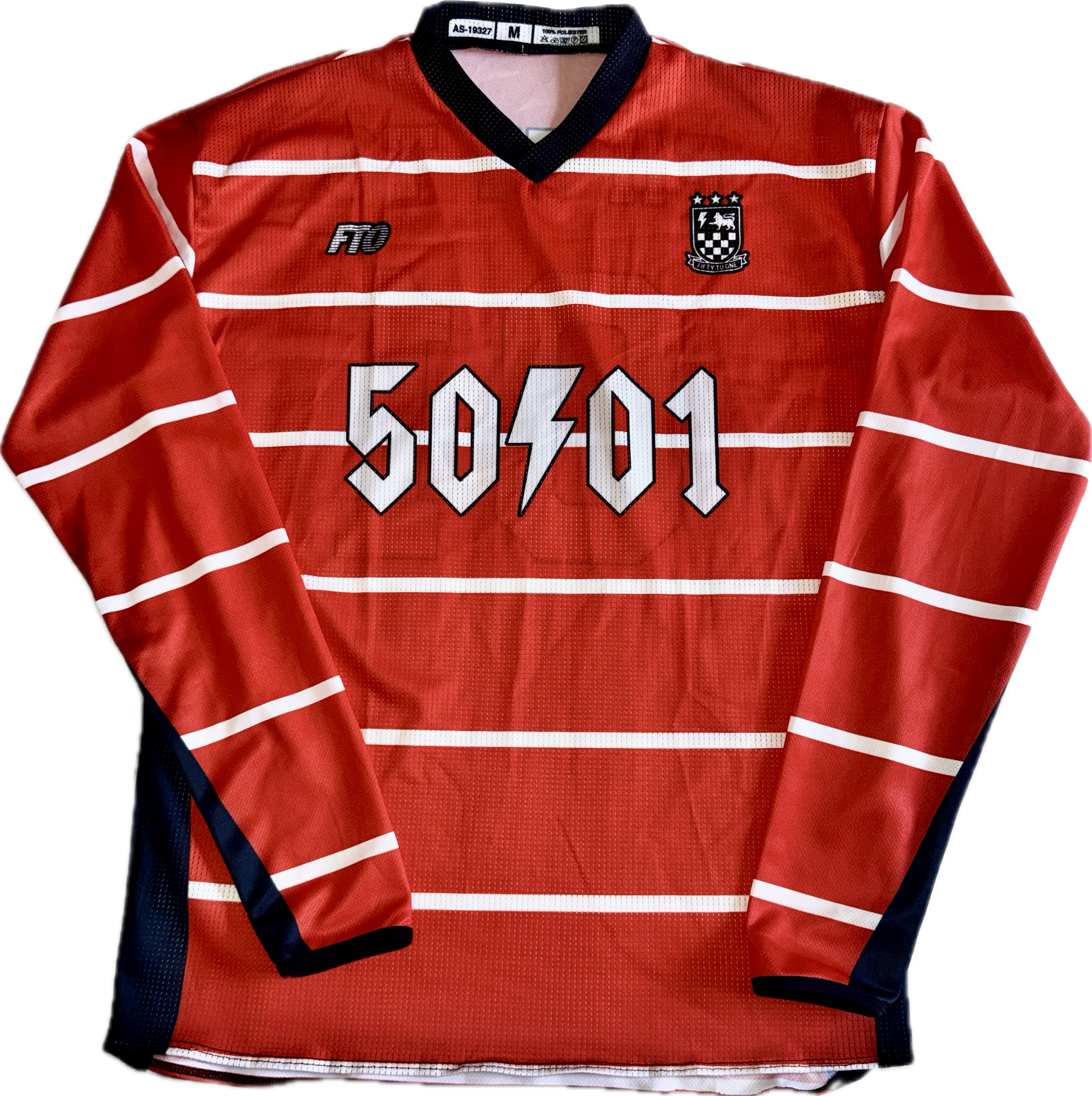 50to01 - FIFTY FC MTB LONGSLEEVE JERSEY RED