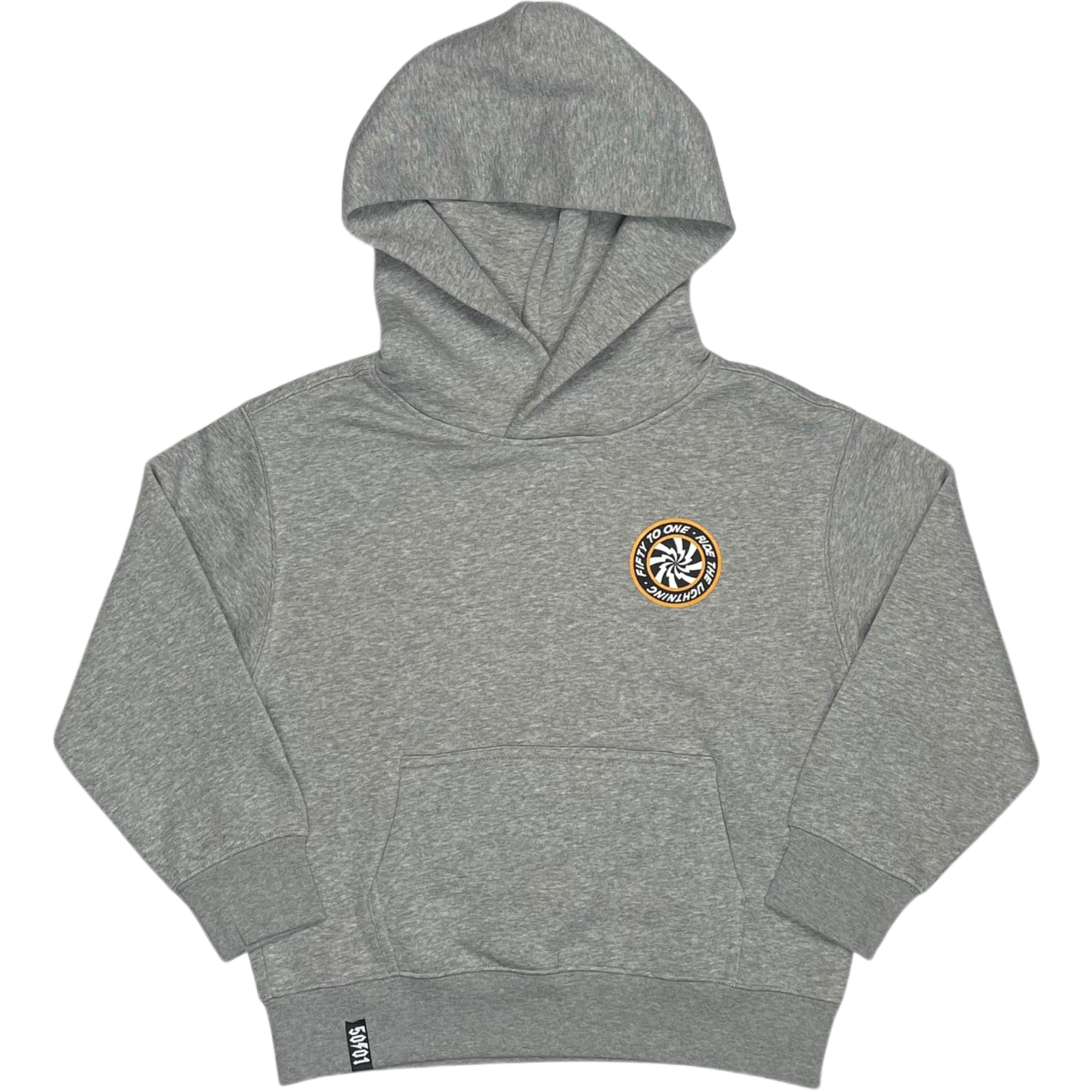 50to01 YOUTH - RTL HOODIE GREY