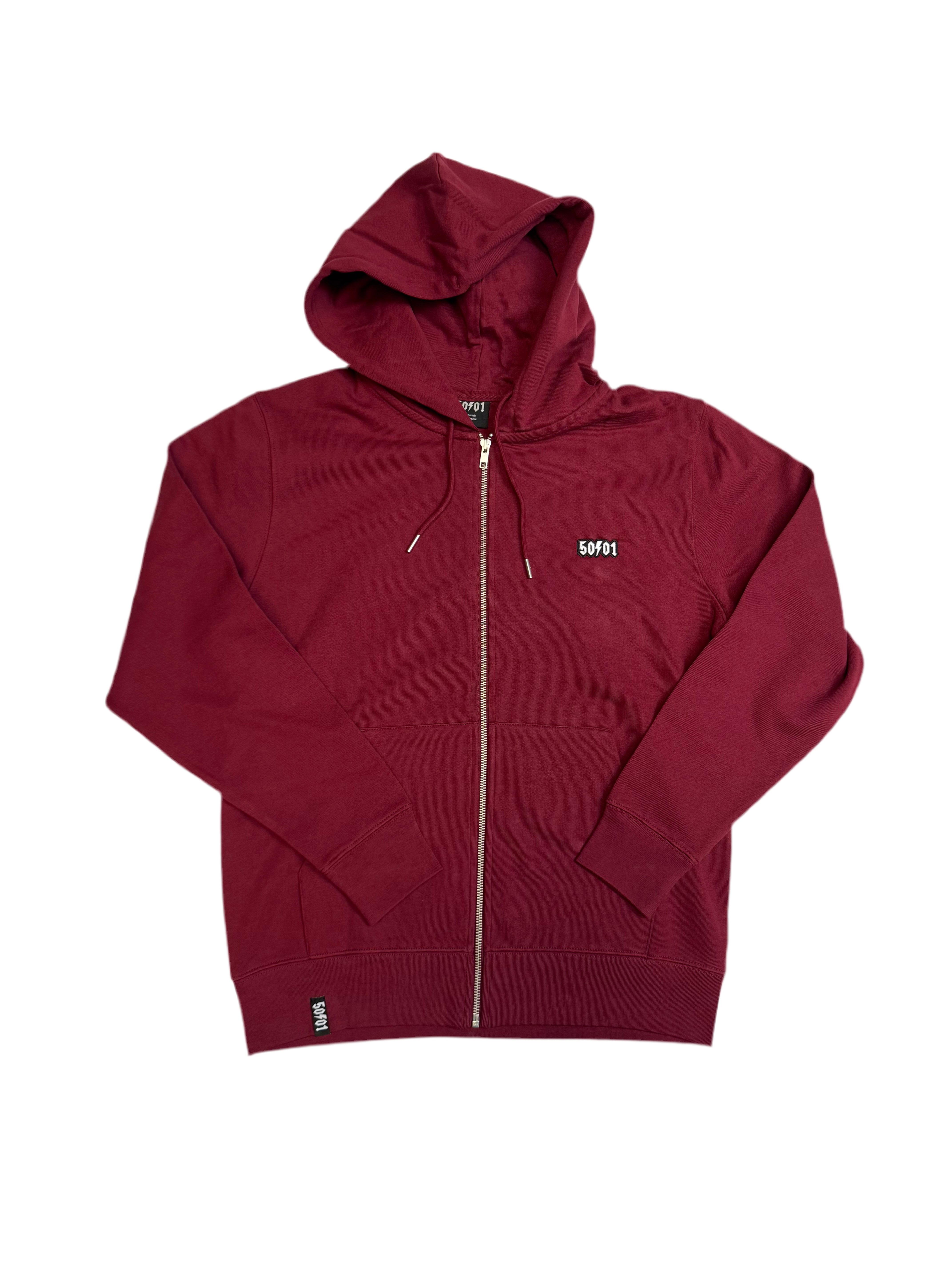 50to01 - CLASSIC ZIP BURGUNDY