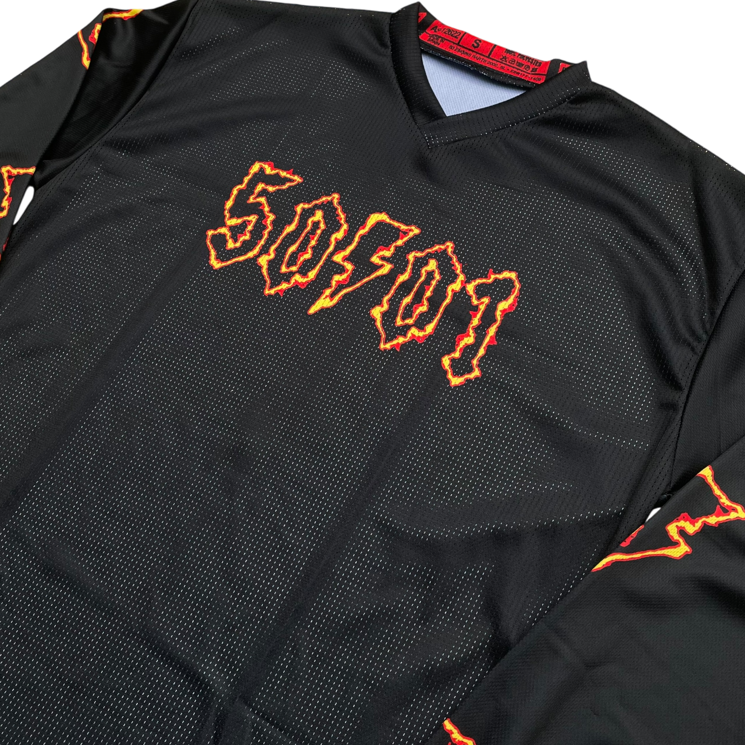 50to01 - COMBUSTO LOGO MTB LONGSLEEVE JERSEY BLACK