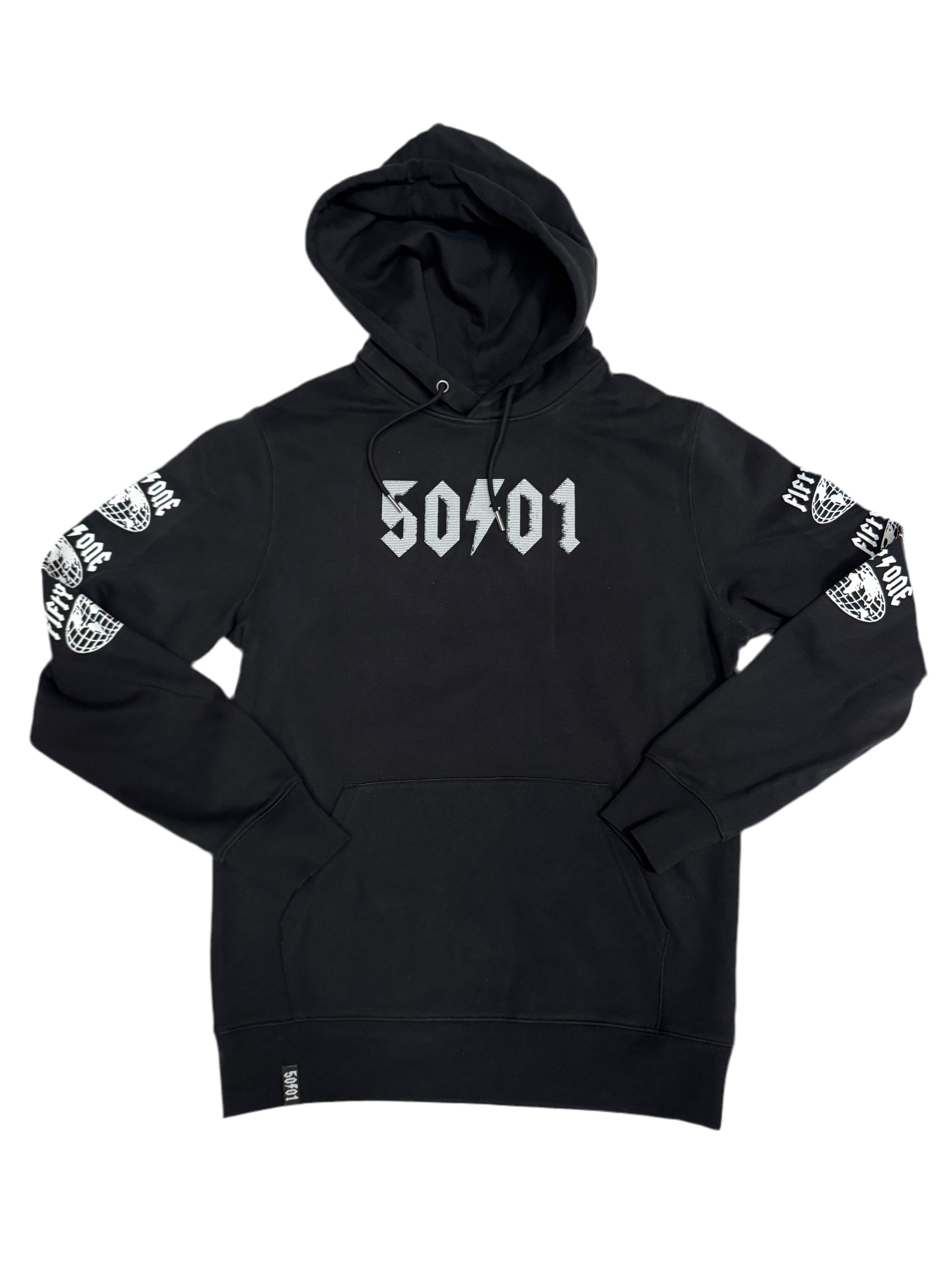 50to01 - WORLDWIDE HOODIE BLACK