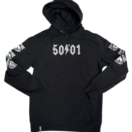 50to01 - WORLDWIDE HOODIE BLACK