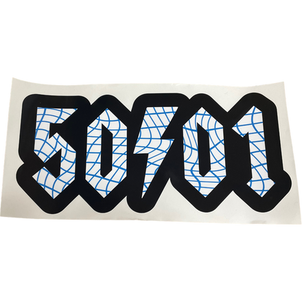 50to01 - OG LOGO STICKER WAVY