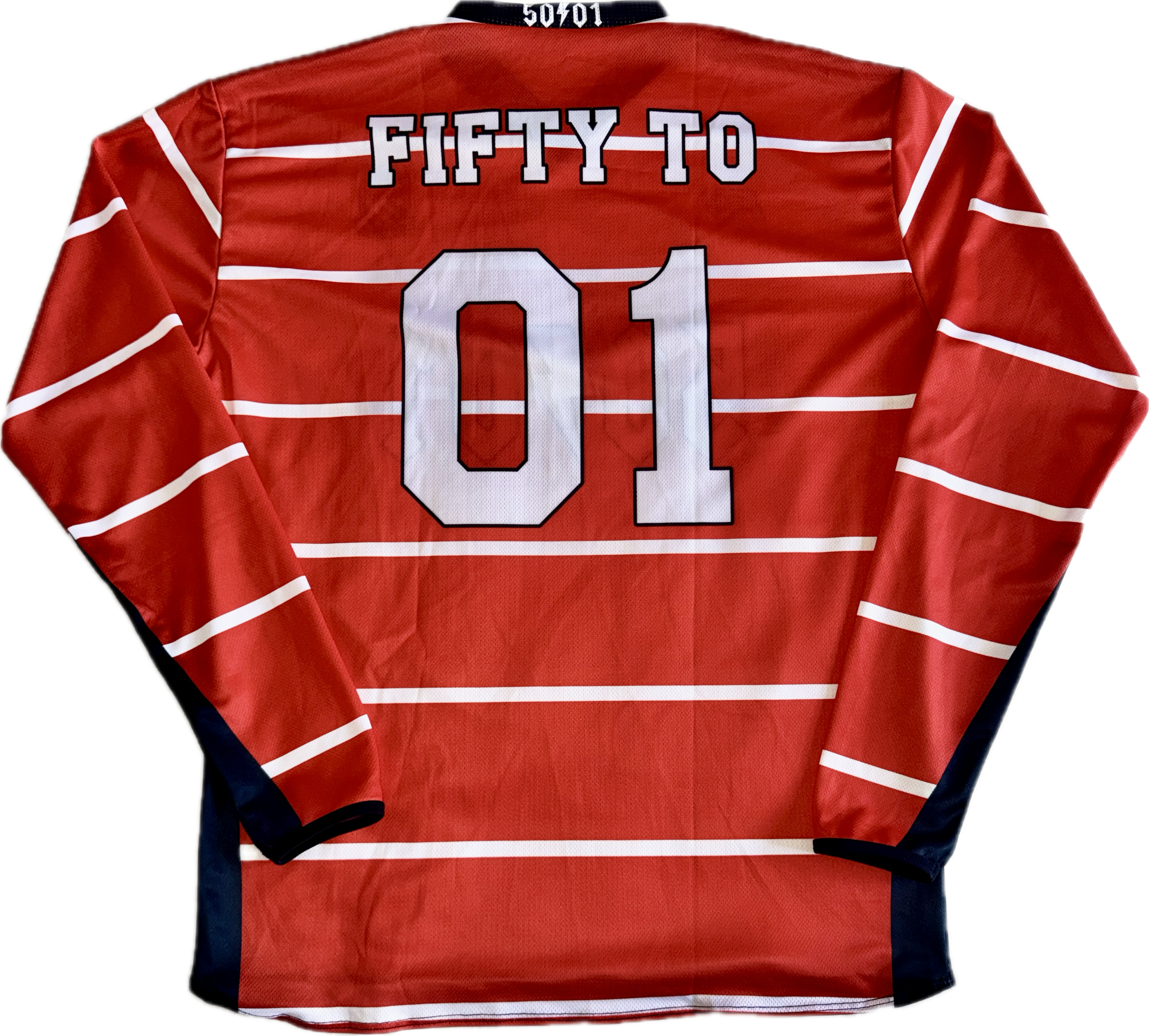 50to01 - FIFTY FC MTB LONGSLEEVE JERSEY RED
