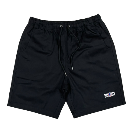 50to01 - GLOBAL SHORTS BLACK