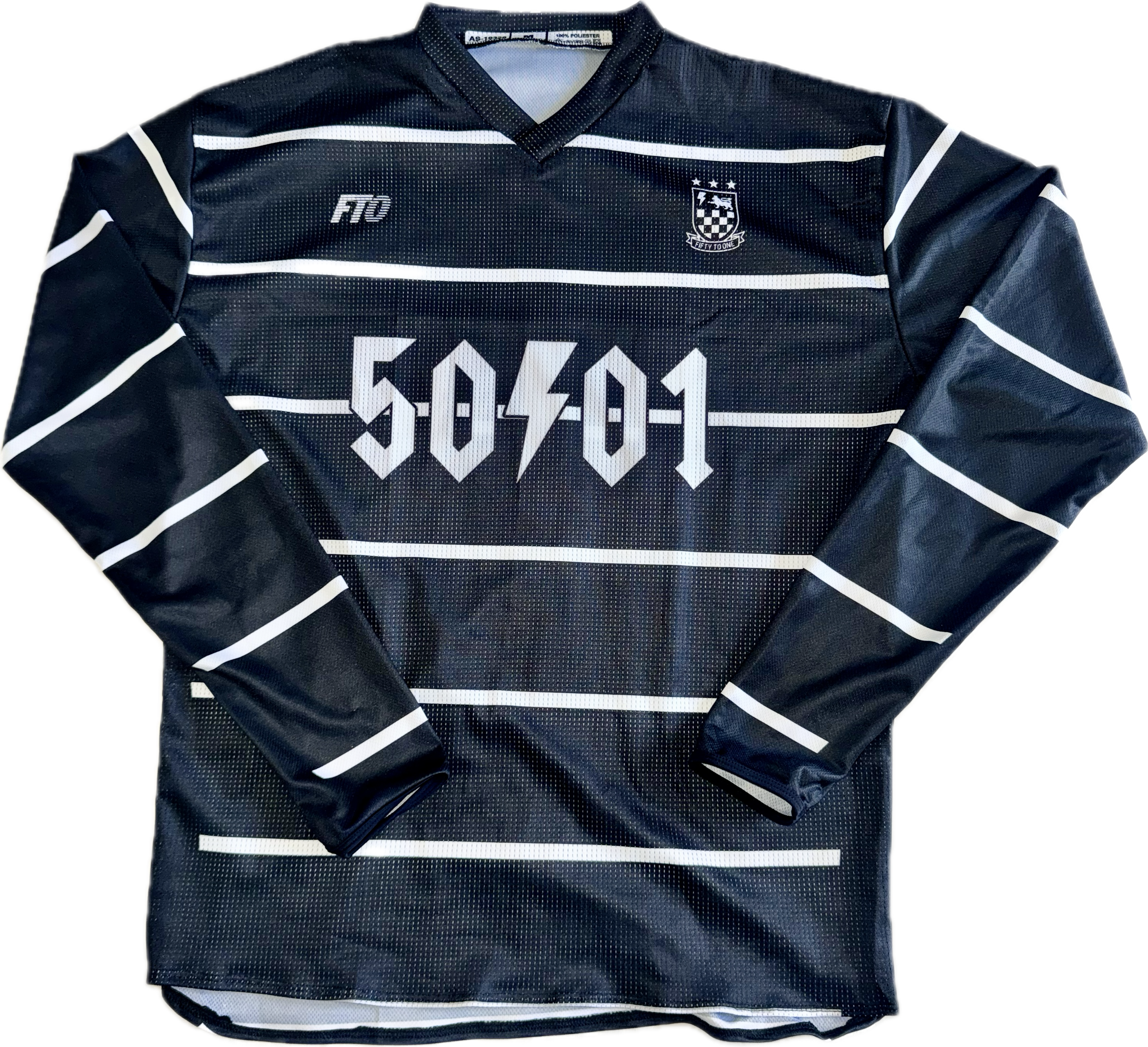 50to01 - FIFTY FC MTB LONGSLEEVE JERSEY BLACK