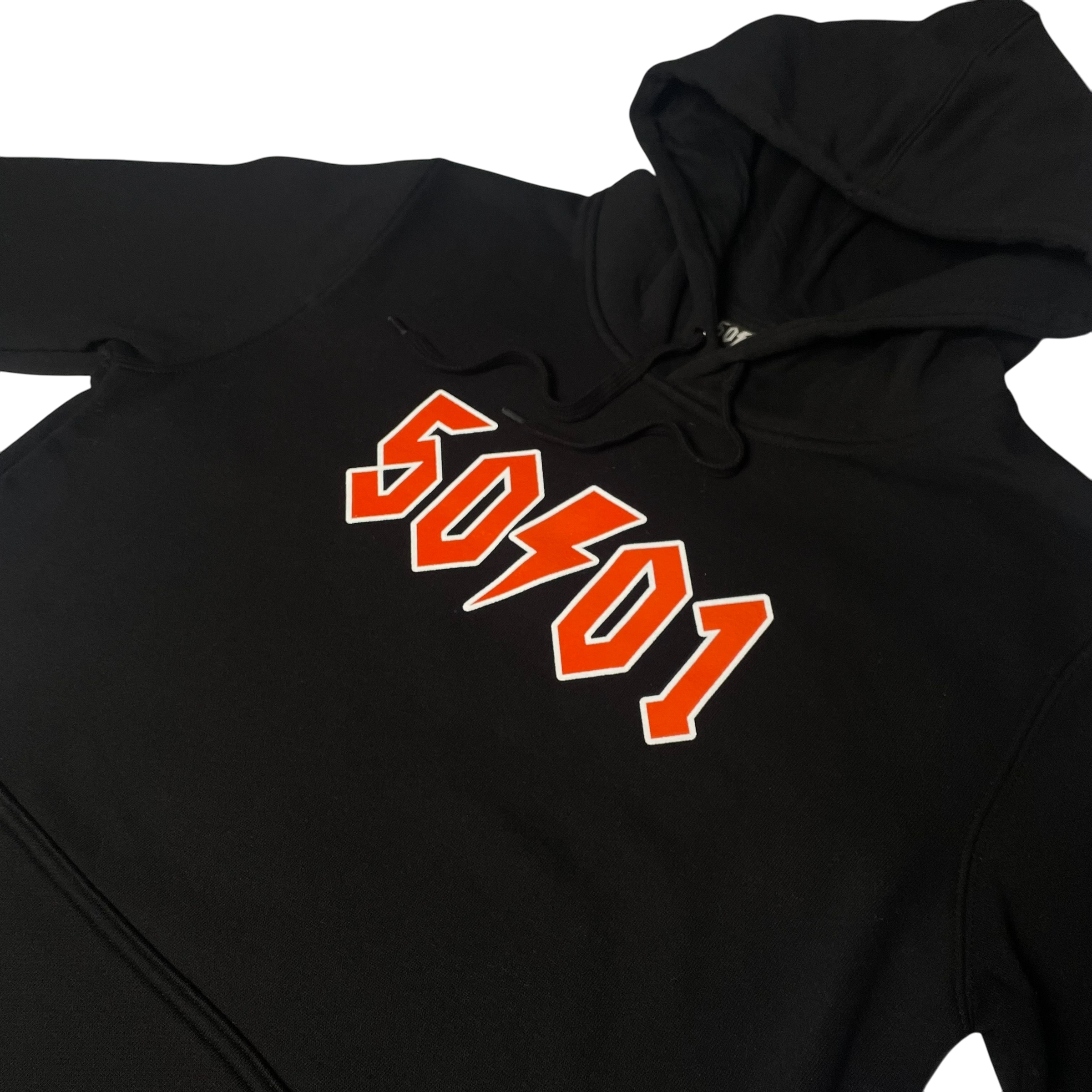 50to01 - LOGO HOODIE BLACK