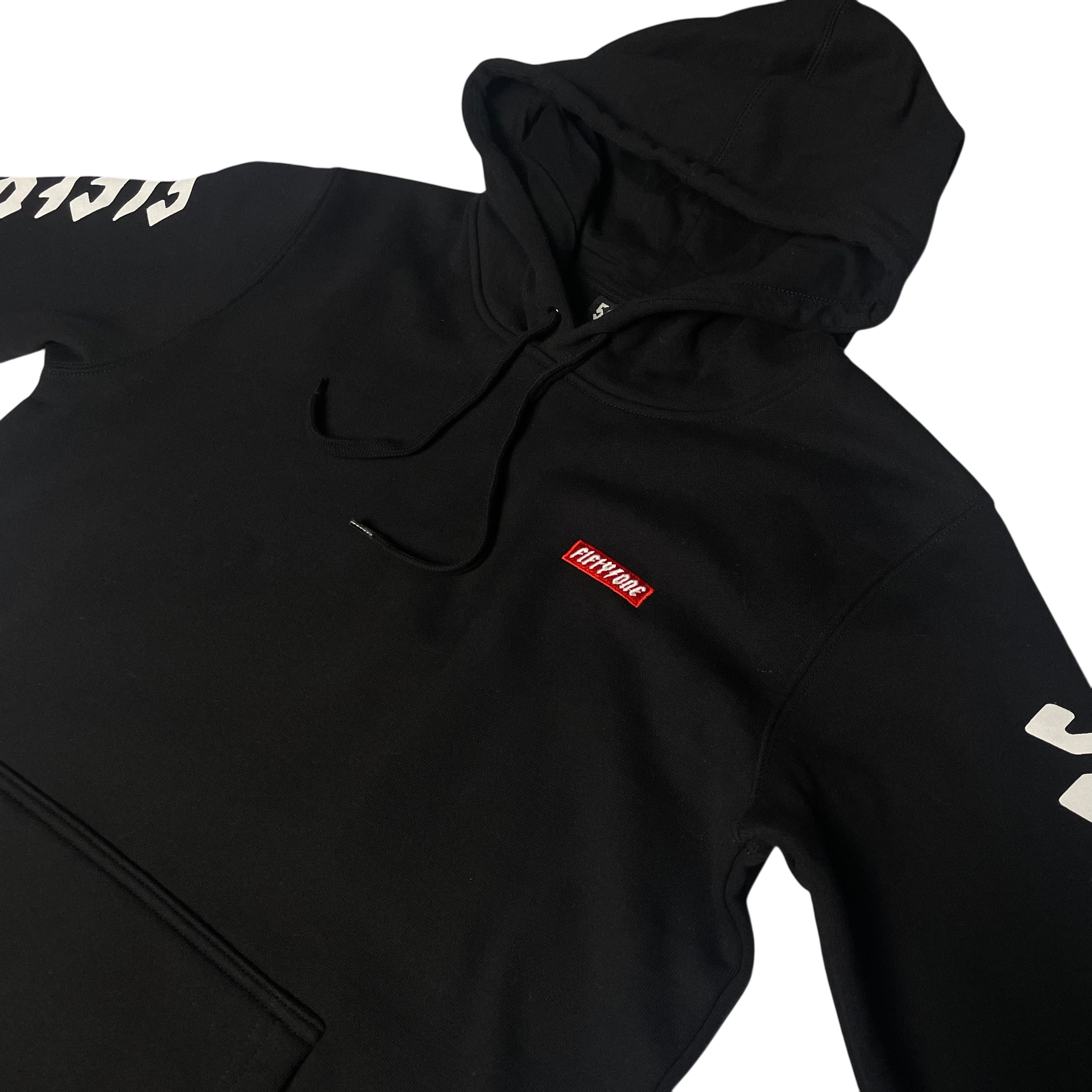 50to01 - FAST HOODIE BLACK