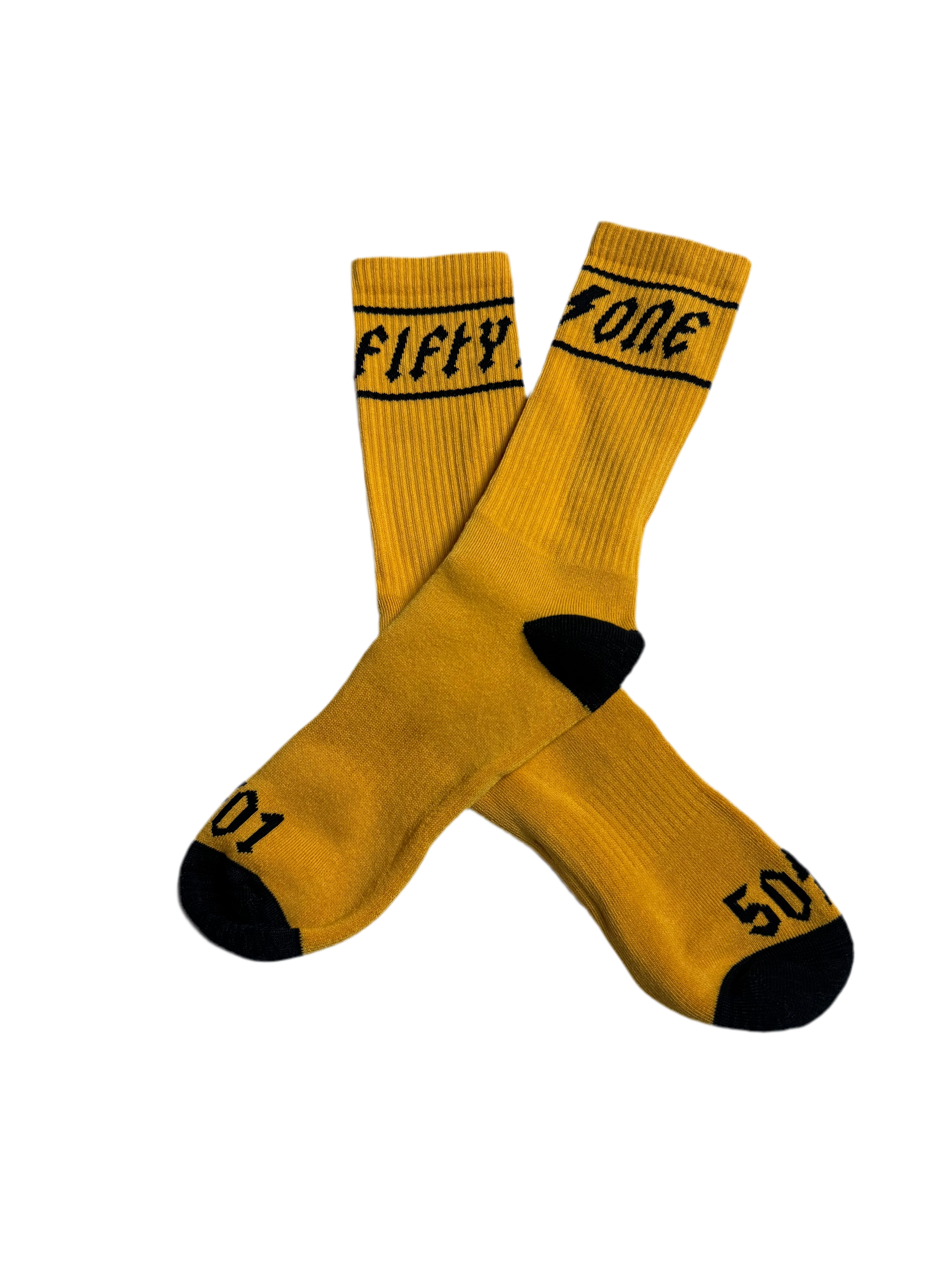 50to01 - RACER YELLOW SOCKS