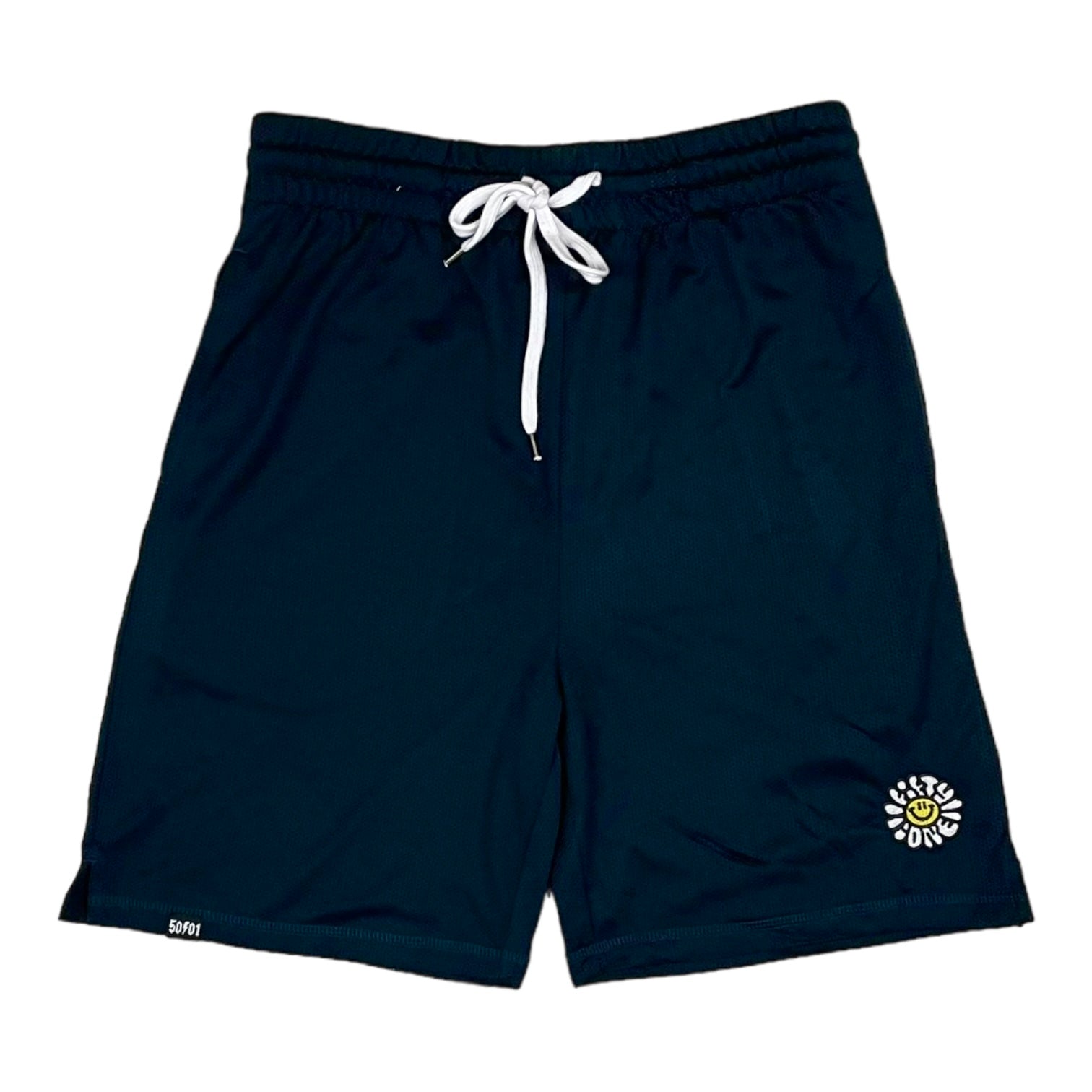 50to01 - FLOWER COURT SHORTS NAVY