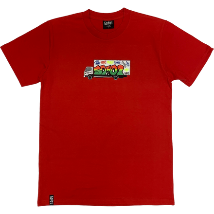 50to01 - TRUCK T-SHIRT RED
