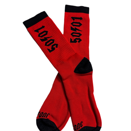 50to01 - RED OG SOCKS
