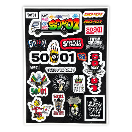 PLAY YA CARDS RIGHT STICKER SHEET