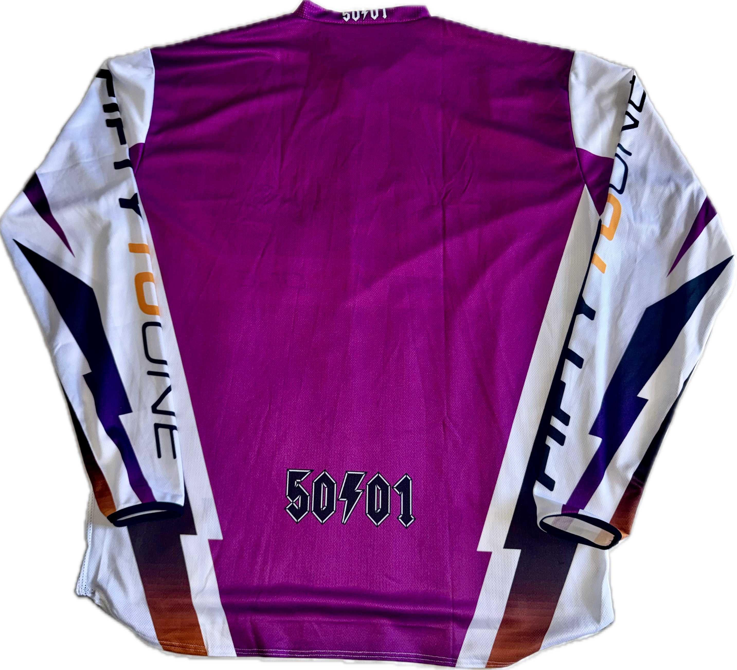 50to01 - RACER MTB LONGSLEEVE JERSEY PURPLE