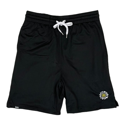 50to01 - FLOWER COURT SHORTS BLACK