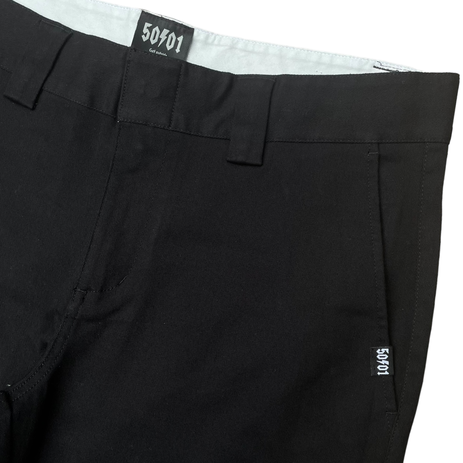 50to01 - WEB WORK TROUSERS BLACK