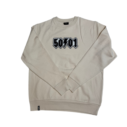 50to01 - EMBLEM SWEATSHIRT NATURAL