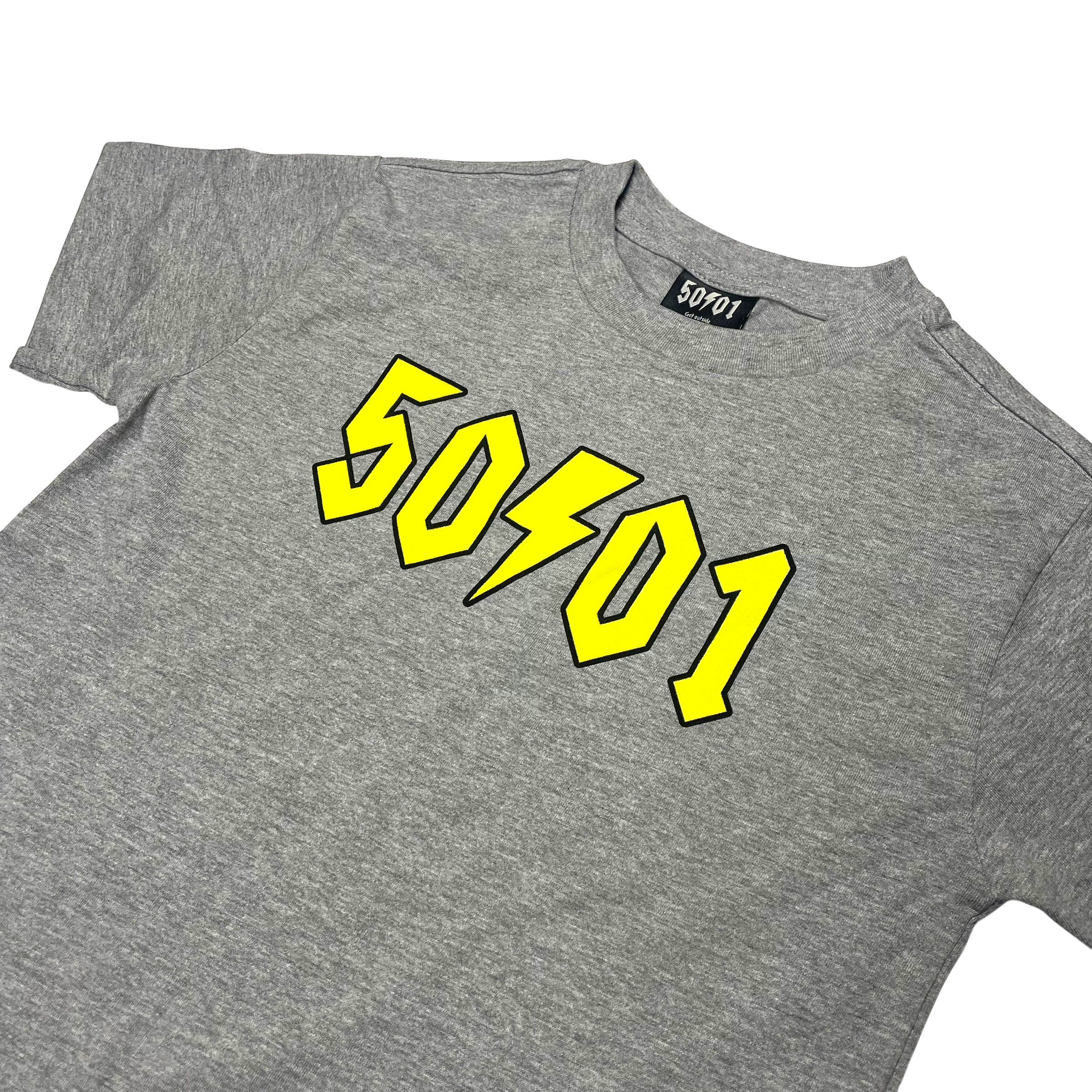 50to01 YOUTH - LOGO T-SHIRT GREY