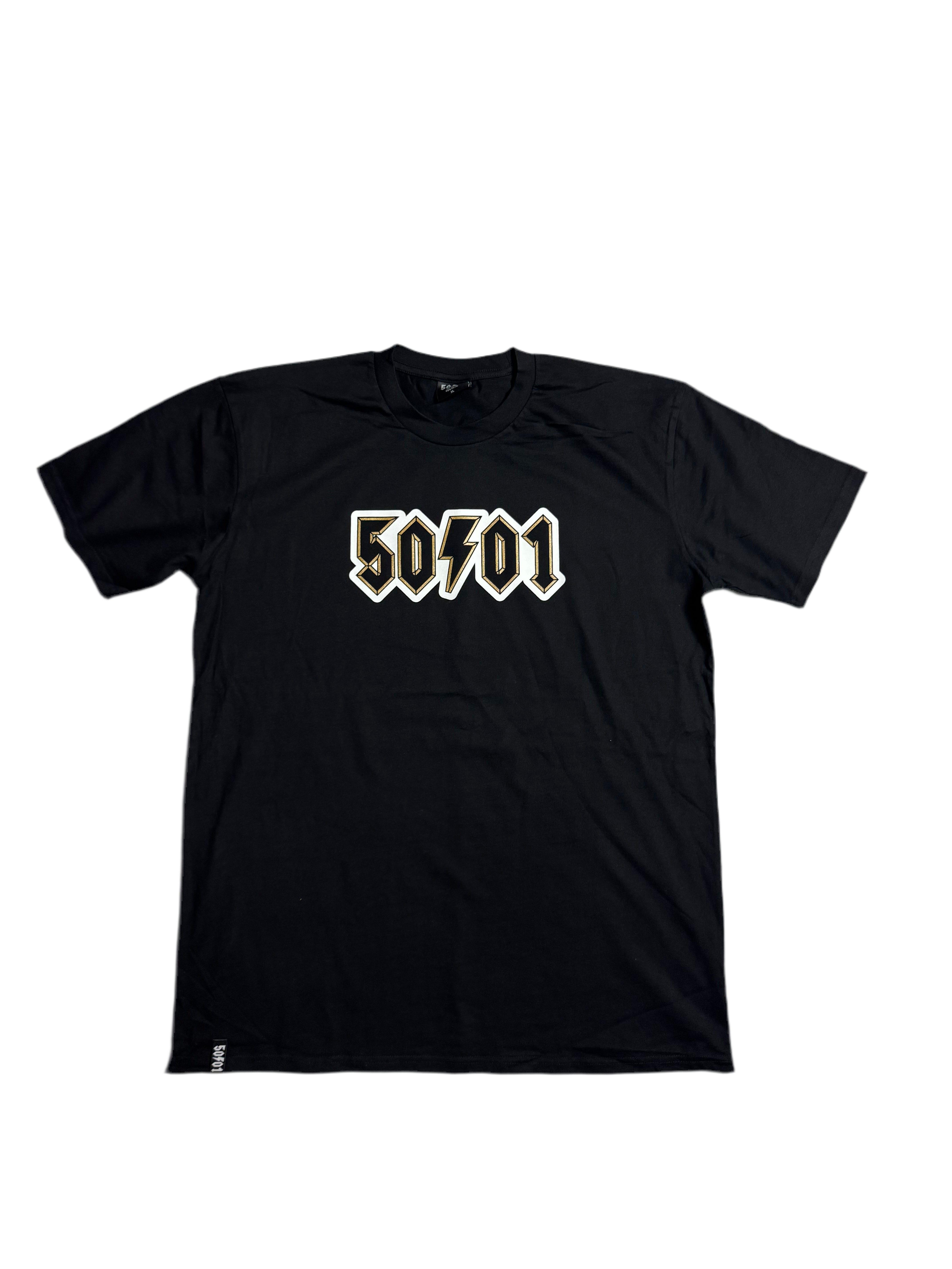 50to01 - EMBLEM TEE BLACK