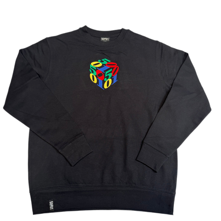 50to01 - CUBE SWEATSHIRT BLACK