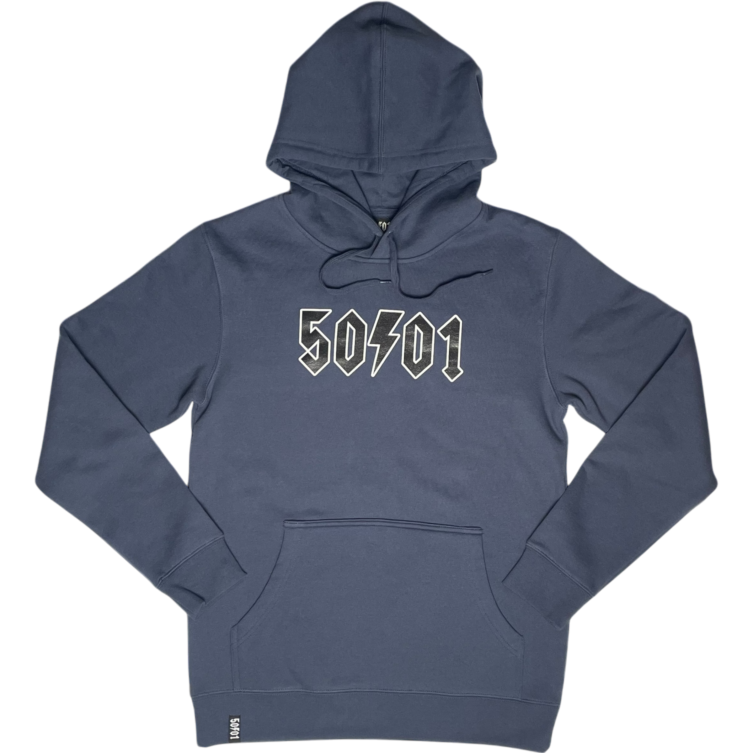 50to01 - LOGO HOODIE PETROL