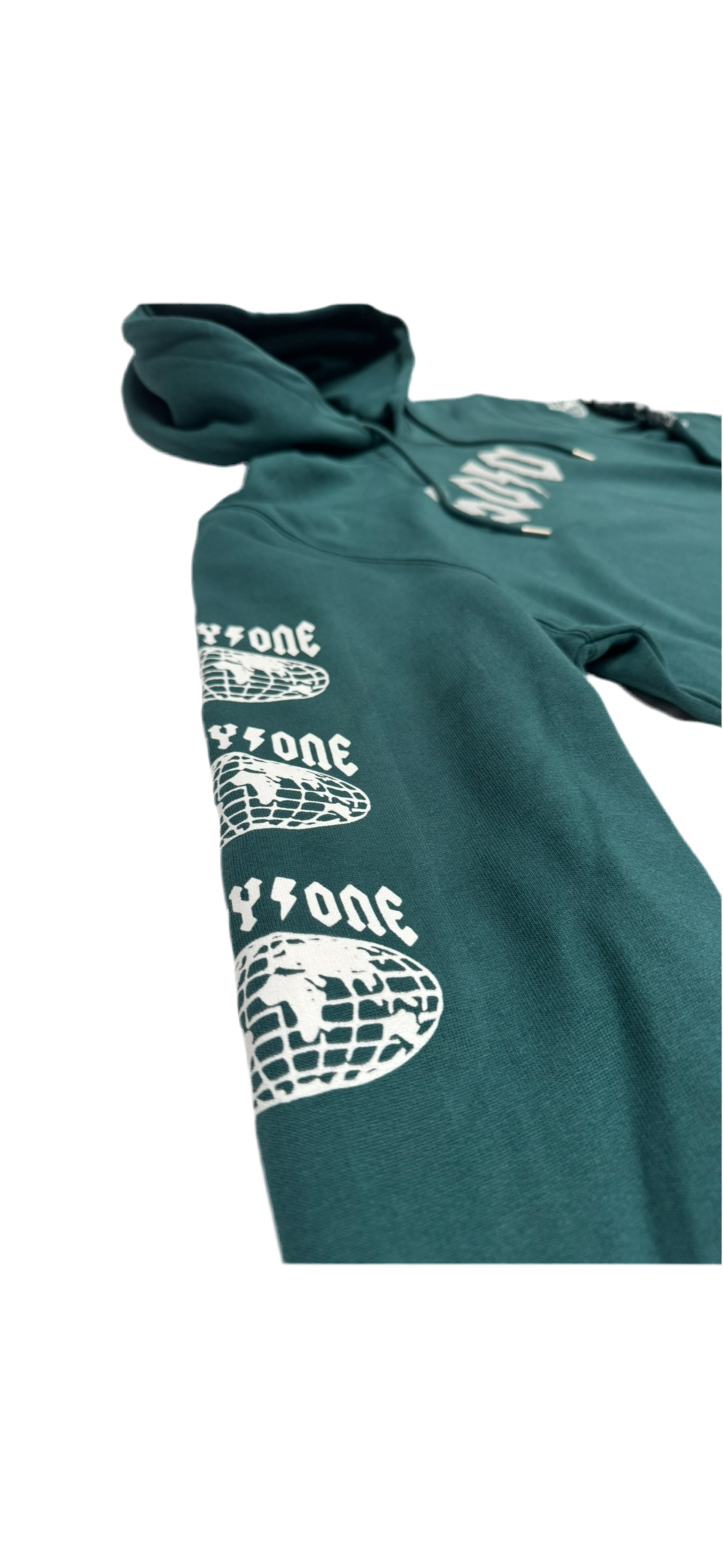 50to01 - WORLDWIDE HOODIE GREEN