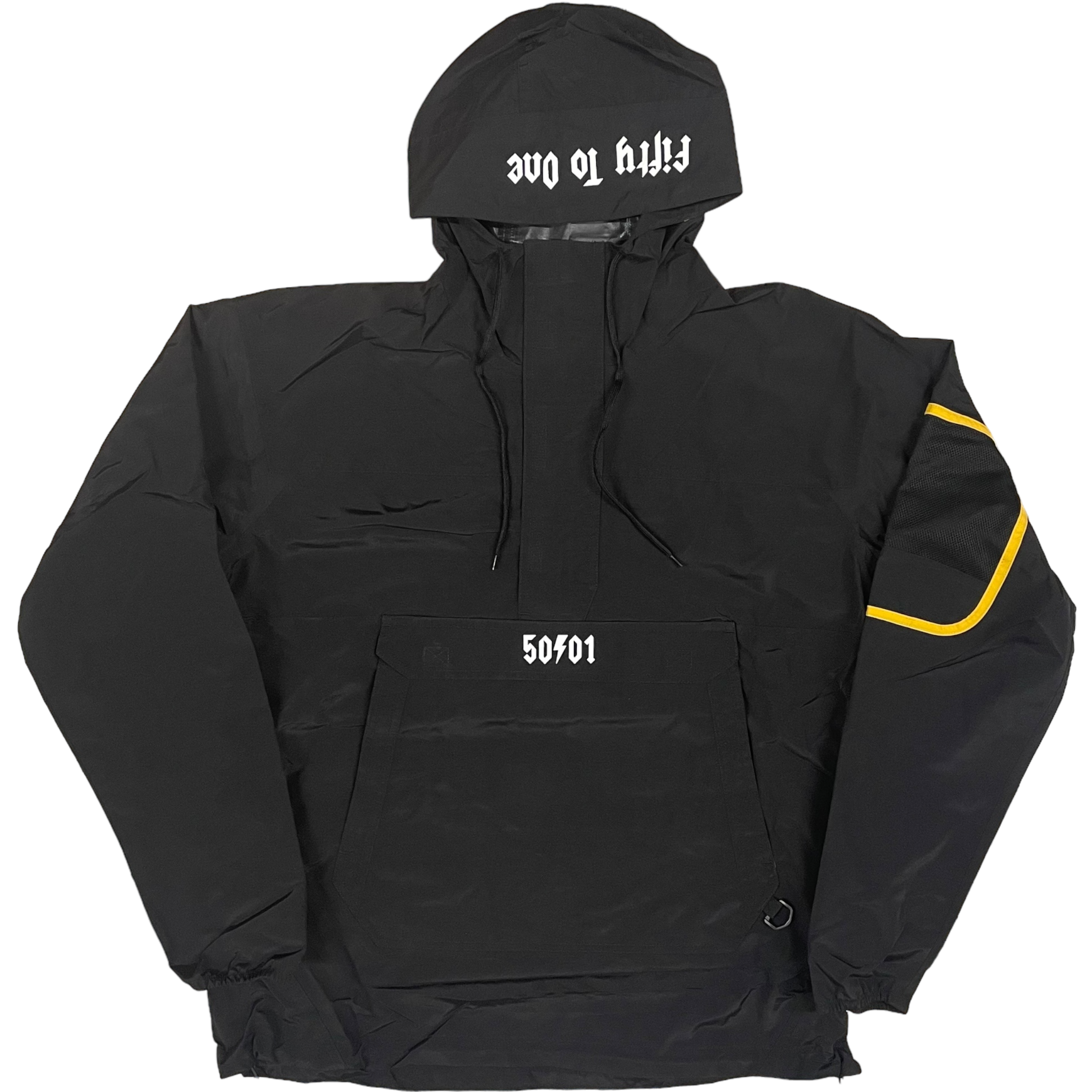 50to01 - WATERPROOF PULLOVER BLACK