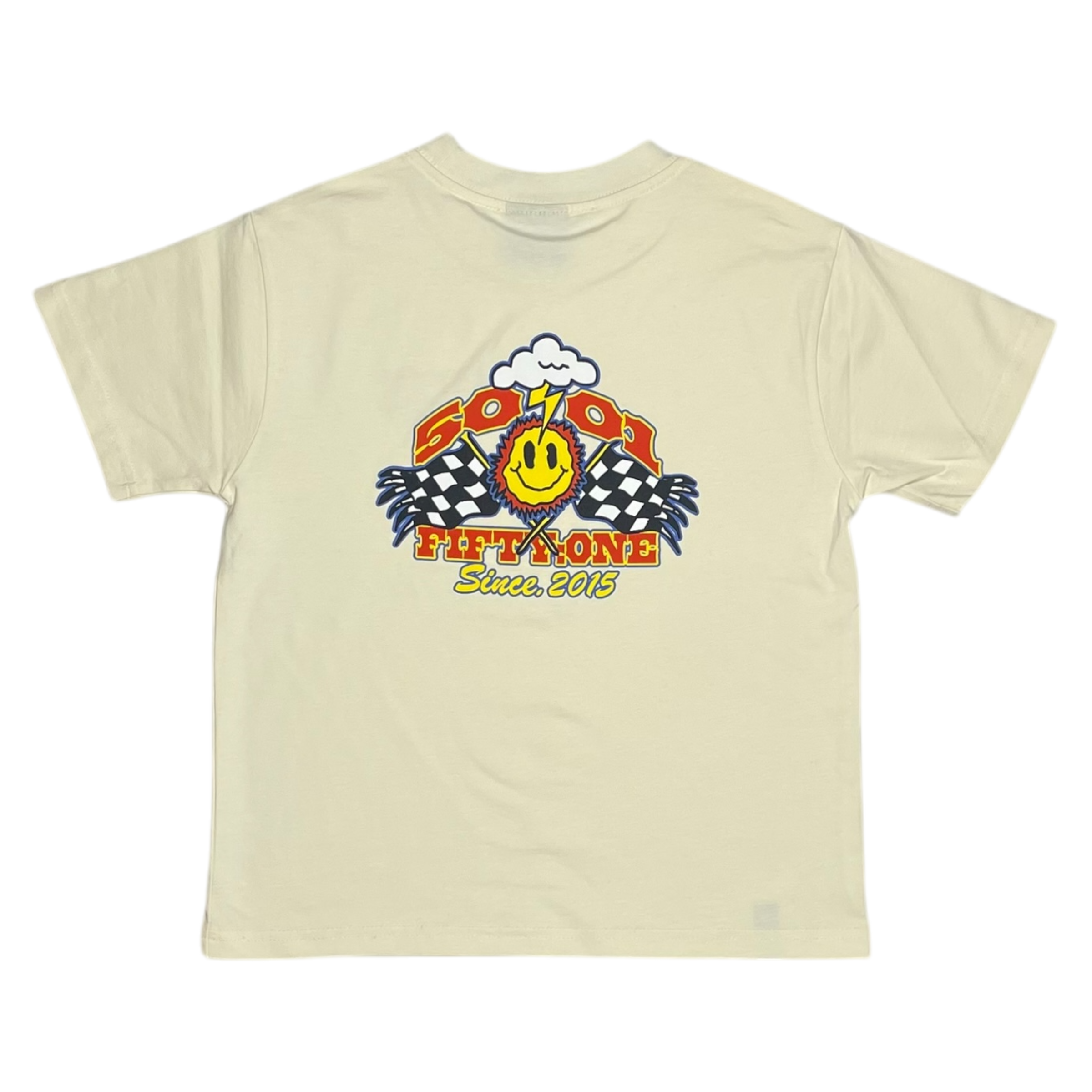 50to01 YOUTH - ESTABLISHED T-SHIRT ECRU