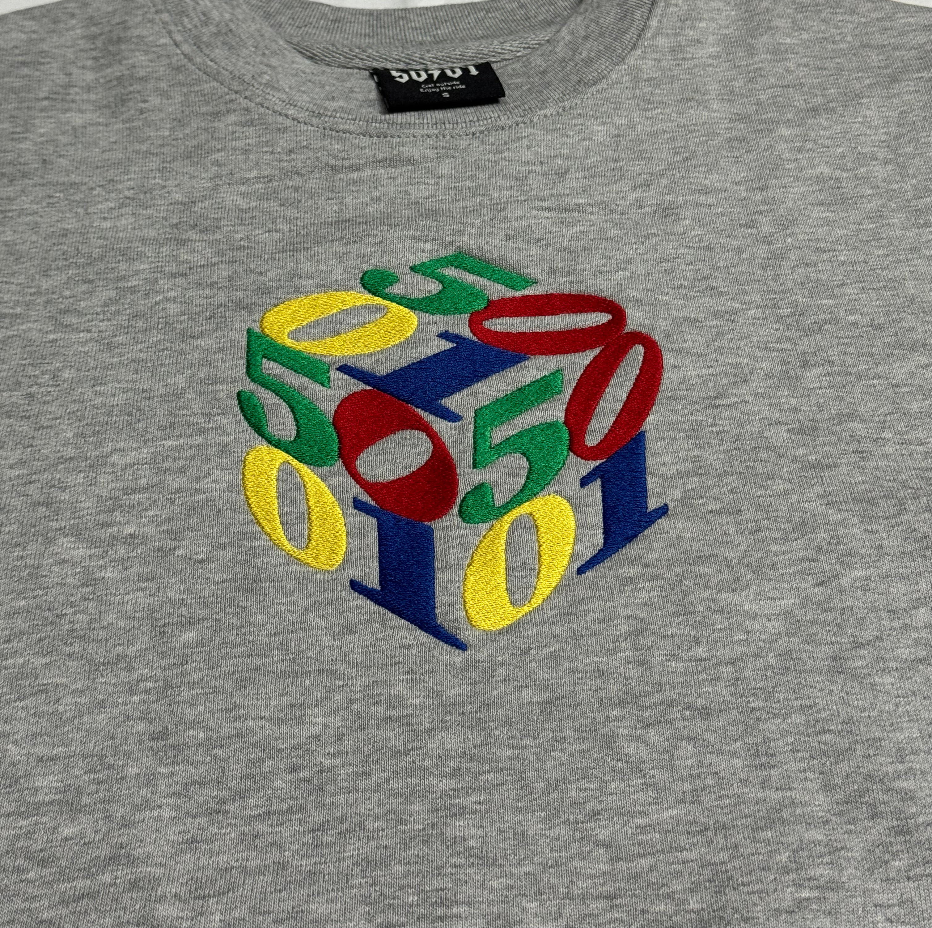 50to01 - CUBE SWEATSHIRT GREY