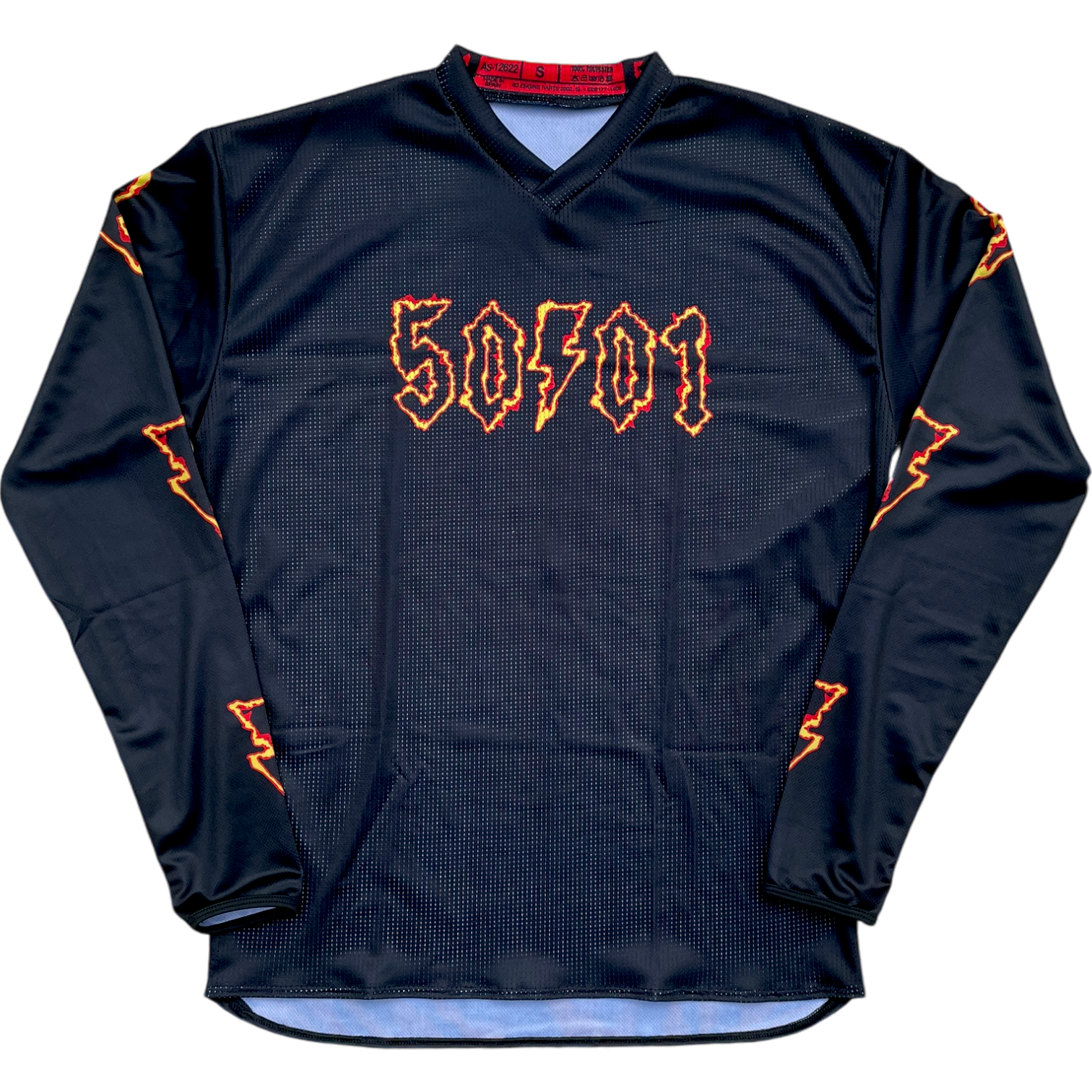 50to01 - COMBUSTO LOGO MTB LONGSLEEVE JERSEY BLACK