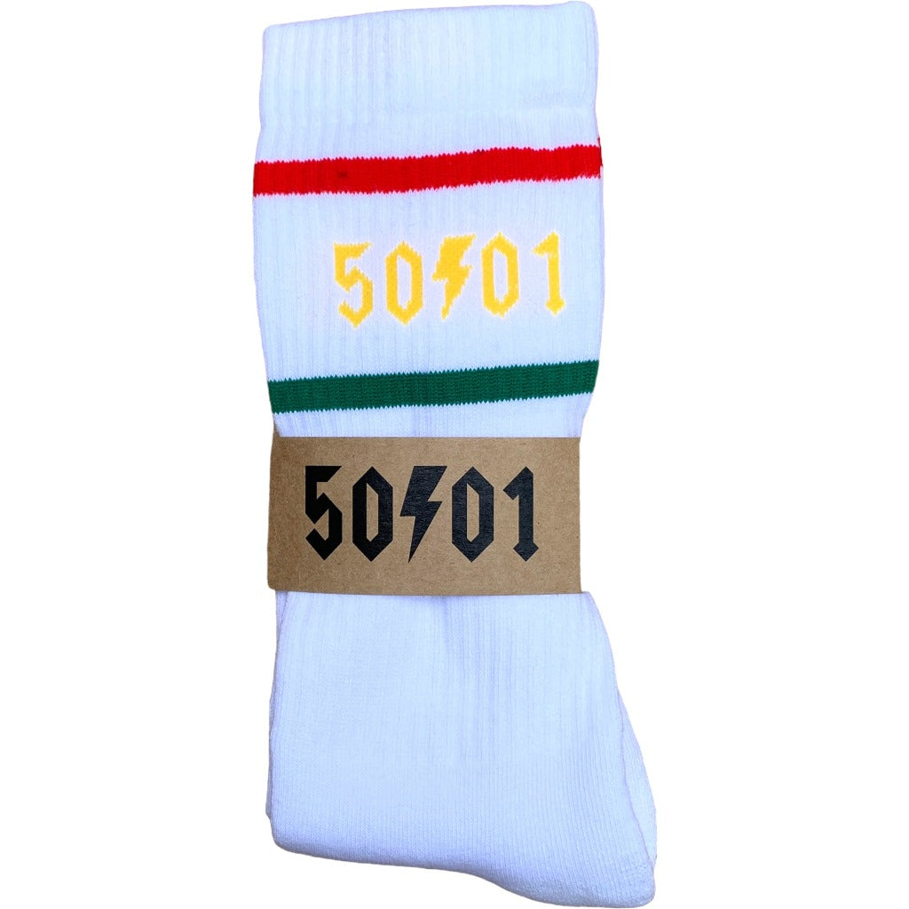 50to01 - CHILLA SOCKS WHITE