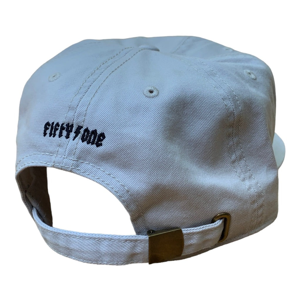 50to01 - FLAME LETTER 5-PANEL BONE