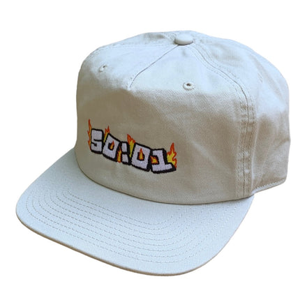 50to01 - FLAME LETTER 5-PANEL BONE